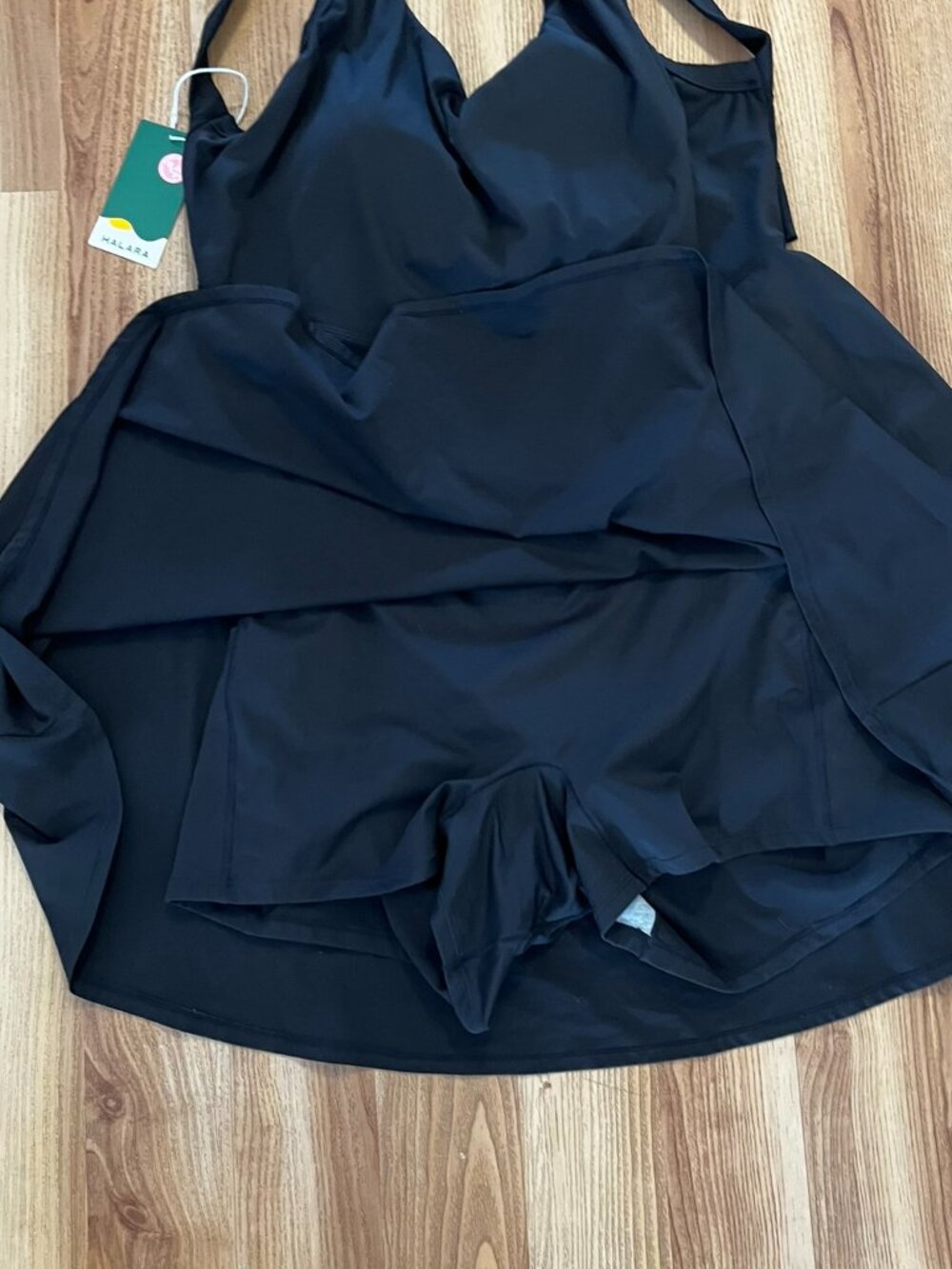 Halara Black Plus-Size Softlyzero Active Wear Barre Ballet Dance Dress Sz 3x - Picture 5 of 13